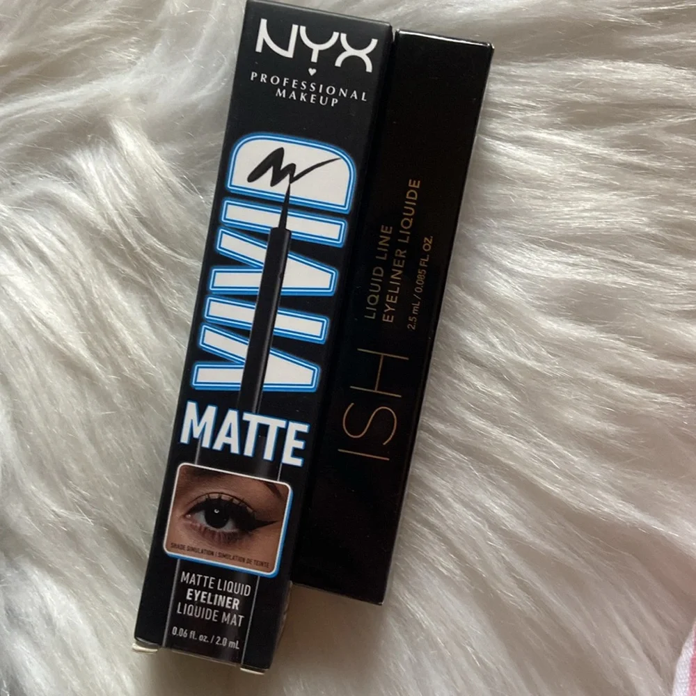 Black Eyeliner Makeup Bundle; NYX Physicians Formula Clinique Ish & Sigma